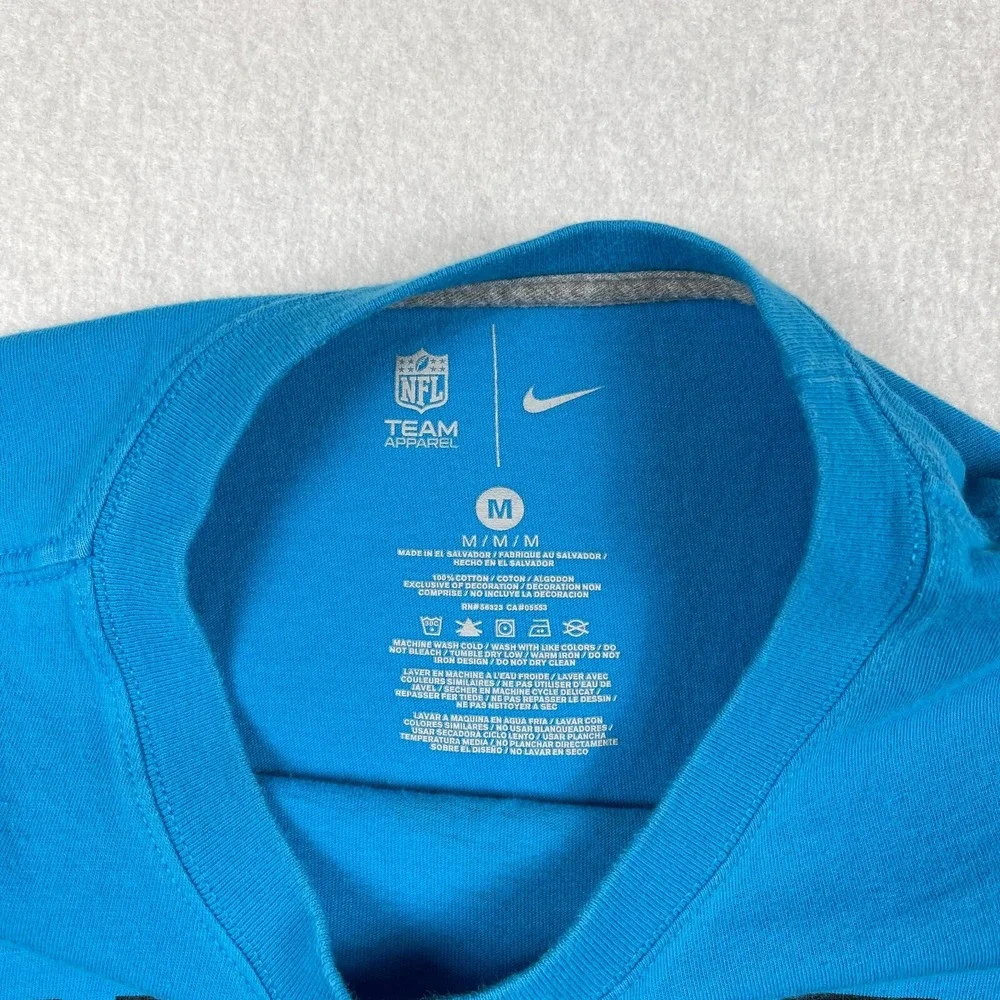 Carolina Panthers Shirt Mens Medium Nike‎ NFL Team Football Tee Tailgate Travel